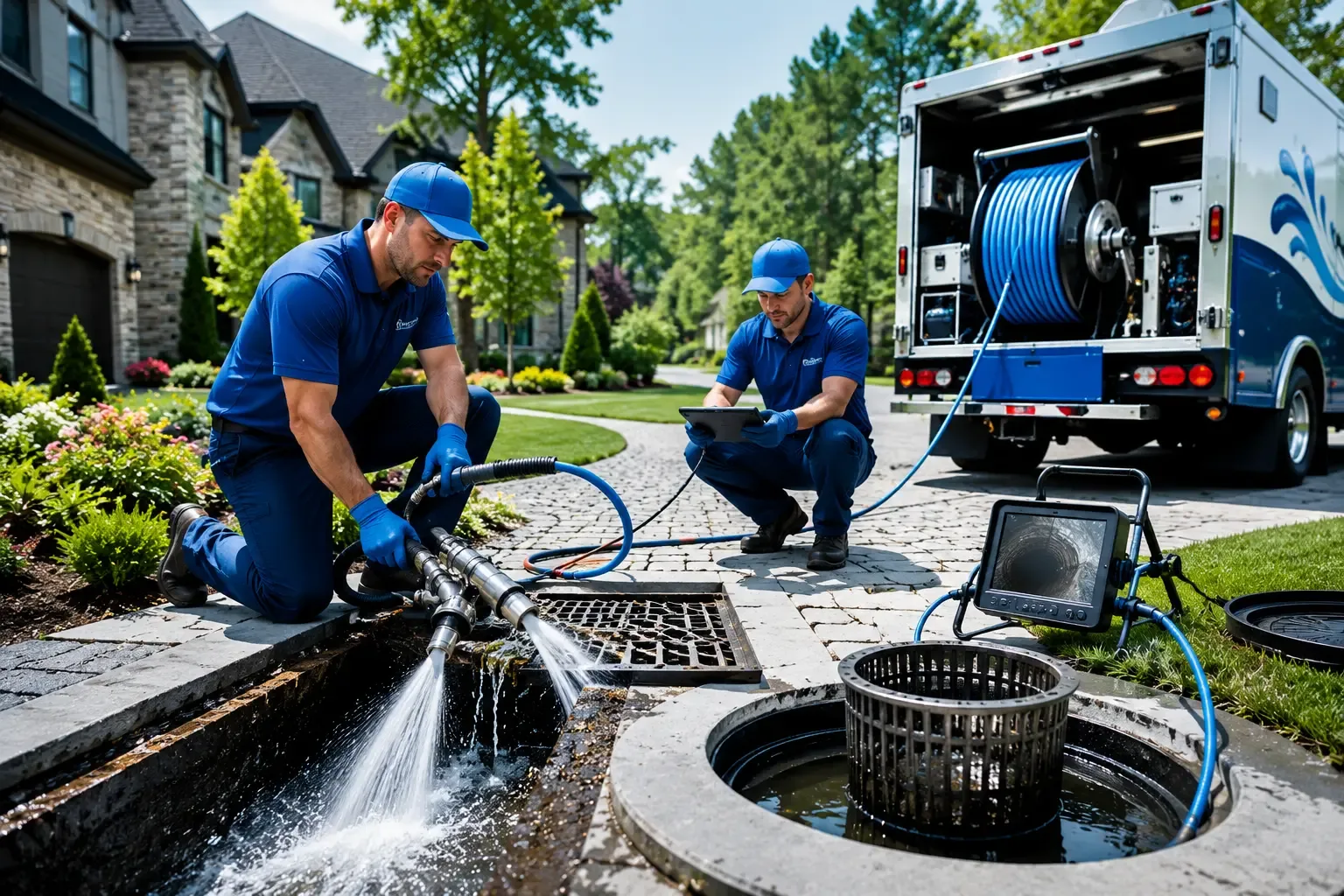 Local outdoor drain cleaning professionals in North Manchester, IN
